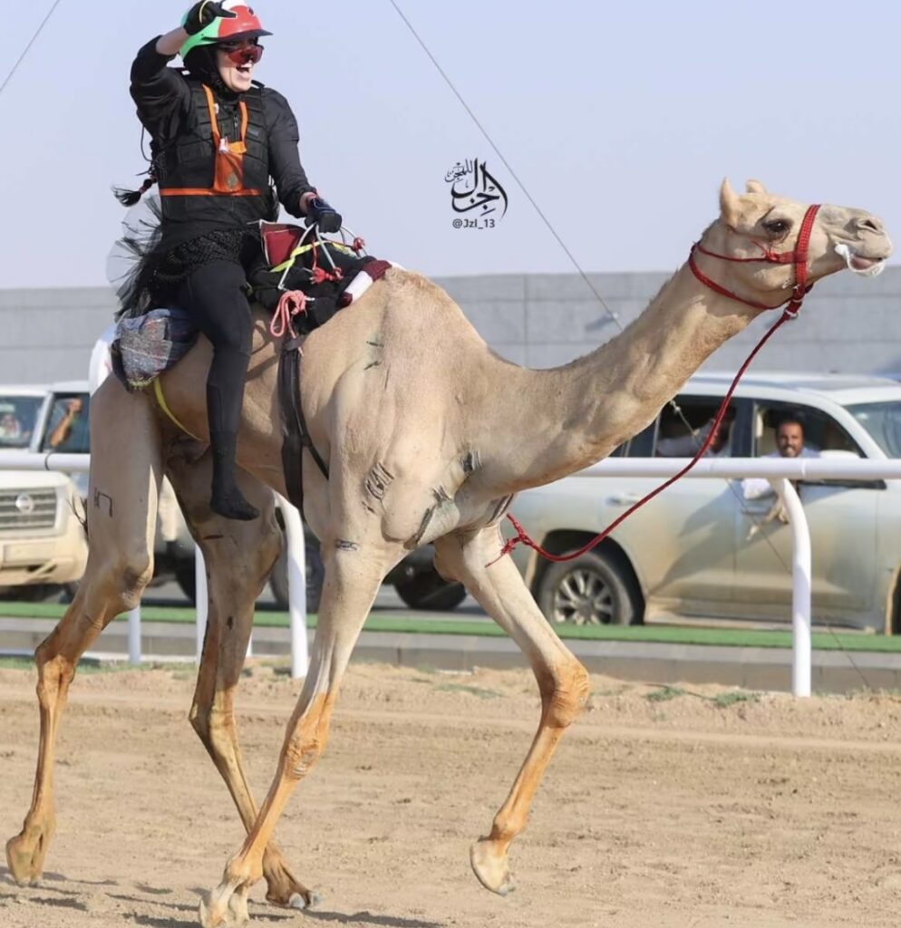 Reem AlBooshi Wins Female Camel Race at Al Taif Crown Prince Festival 2024